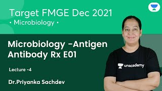 Microbiology AntigenAntibody Rx E01  L4  FMGE Dec21  Lets crack NEET PG  DrPriyanka Sachdev [upl. by Alaric]