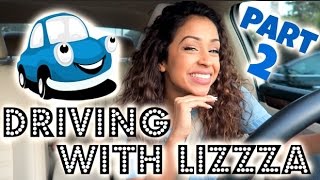 CRAZY DRIVER DRIVING WITH LIZZZA PART 2  Lizzza [upl. by Amocat49]