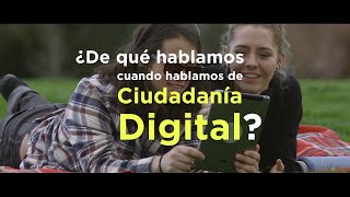 ¿Qué es la Ciudadanía Digital [upl. by Etnad]