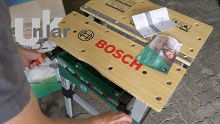 Der Bosch Arbeitstisch PWB 600 vorgestellt und getestet [upl. by Akisey]