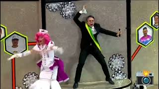 Bolsonaro virando Jacaré em desfile das escolas de Samba no Carnaval 2022 [upl. by Pius319]