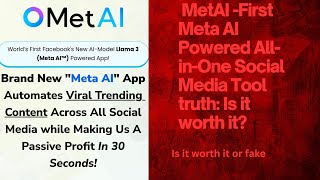 MetAI First Meta AI Powered AllinOne Social Media Tool Review Does it truly deliver its promise [upl. by Ahsiuqram]