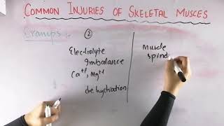 Cramps  Common injuries of skeletal muscle  Biomechanics of skeletal muscle [upl. by Enuahs]