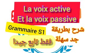 Grammaire La voix active et la voix passive [upl. by Rossuck944]