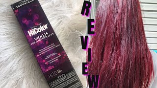 HOW TO DYE YOUR HAIR RED VIOLET WITHOUT BLEACH FT LOREAL HICOLOR FAIL URSHITTSWEAK [upl. by Aerdnaek724]