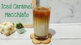 How To Make Starbucks Iced Caramel Macchiato [upl. by Akinihs90]