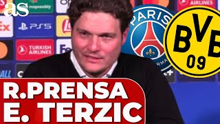 PSG 0  BORUSSIA DORTMUND 1  TERZIC PRESSEKONFERENZ LIVE PRESS CONFERENCE [upl. by Ardnua752]