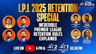 IPL Retention Special Experts discuss the retention rules amp analyse franchises’ strategy for 2025 [upl. by Olleina375]