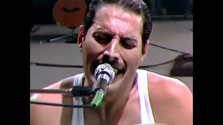 Queen Bohemian Rhapsody Live Aid 1985 AI Digital Remastered 4K [upl. by Akehsay115]