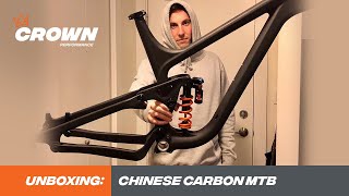 Unboxing  Cheap Chinese Carbon MTB Frame  ICAN P9 [upl. by Hildy]