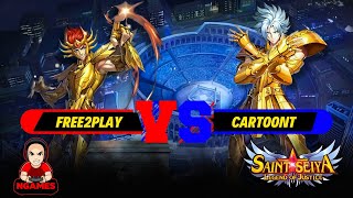 🔴EP127🔴GvG INTER FREE2PLAY VS CARTOONT Saint Seiya Lendas da Justiça [upl. by Howland343]