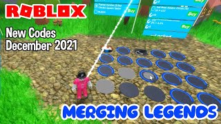 Roblox Merging Legends New Codes December 2021 [upl. by Bello674]