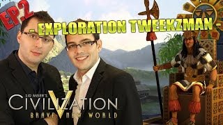 Civilization V FR par Lege  Ep2  Exploration avec Tweekz [upl. by Nednarb]