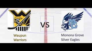 Monona Grove at Waupun Boys WIAA Hockey 21723 [upl. by Brebner]