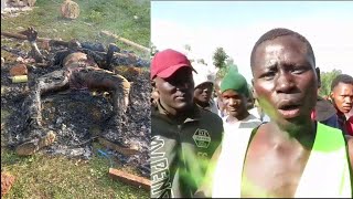 Police impersonator alleged to be Governor Otuomas goon lynched to death by angry Busia residents [upl. by Kcirdef]