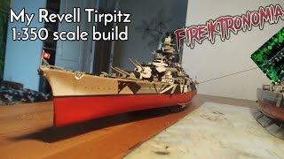 My Revell Tirpitz 1350 build  photo compilation [upl. by Llennahc]