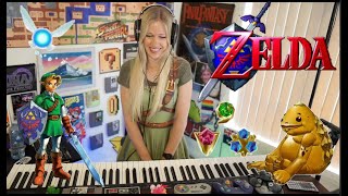 Lara plays the ENTIRE Zelda Ocarina of Time soundtrack on piano [upl. by Nylime]