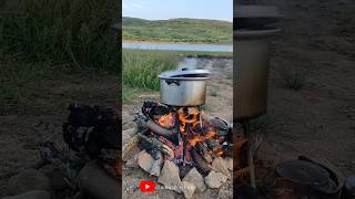 cooking and dancing by the lake🤩 Exploring nomadic life style 😍 [upl. by Zelten]