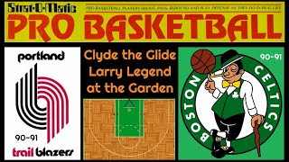 StratOMatic Pro Basketball 🏀 Clyde the Glide vs Larry Legend 🏀 Long Play [upl. by Harrod]