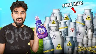 We Made 100Litre Fake Milk From Detergent  ऐसा सपने में भी नहीं सोचा होगा 😱 [upl. by Noletta]