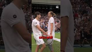 What did Zverev say to Fritz at the net 🤝 wimbledon tennis [upl. by Oneil816]