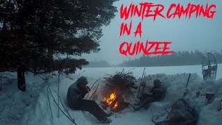 Winter Camping in a Quinzee [upl. by Neall893]