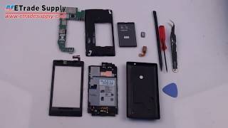 Nokia Lumia 520 Disassembly for Screen Replacement [upl. by Asereht]