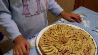 tarte fine aux pommes et a la cannelle recette de cuisine d ilana [upl. by Tra760]