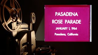 Pasadena Rose Parade January 1 1964 filmarchiving lifeinreels 8mmfilm [upl. by Shakti]