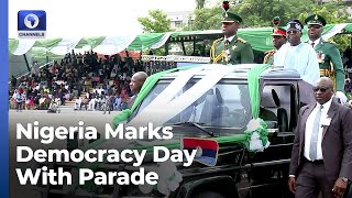 Extended Scenes From Nigerias Democracy Day Parade [upl. by Selry]