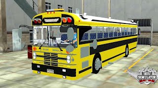 Blue Bird 80 mod Bussid [upl. by Mixam863]