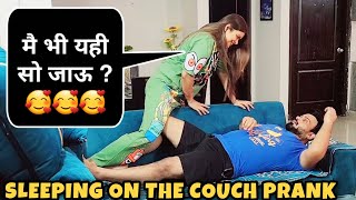 Sleeping On The Couch  Prank On Wife  D2 Prank prankvideo [upl. by Cayla]