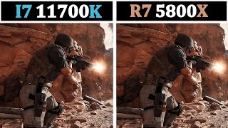 R7 5800X vs I7 11700K  4K Ultrawide 1440P 1080P [upl. by Glick]