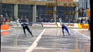 World Championships Allround Inzell 1986  1500 m Mozin  Van Helden [upl. by Ronaele764]