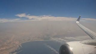 4K  Agadir Morocco Take Off and Cruising  RK860 Ryanair Boeing 737800 [upl. by Suckow]