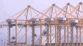 Khorfakkan Container Terminal [upl. by Netsrejk]