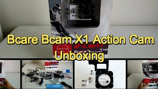 Bcare Bcam X1 Action Cam Unboxing [upl. by Shutz]