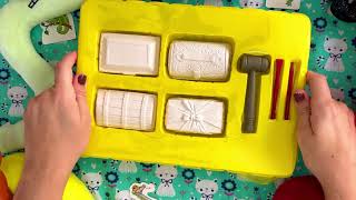 ASMR ESCAVANDO FÓSSEIS  EXCAVATION KIT TOY [upl. by Quincy]