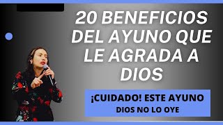 20 BENEFICIOS DEL AYUNO QUE LE AGRADA A DIOS [upl. by Innad]