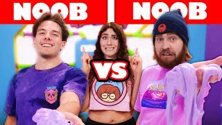 NOOB vs NOOB I Had My FRIENDS make Slime [upl. by Canice]