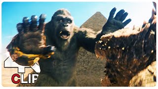 Godzilla Vs Kong  Egypt Fight Scene  GODZILLA X KONG THE NEW EMPIRE NEW 2024 Movie CLIP 4K [upl. by Kushner]