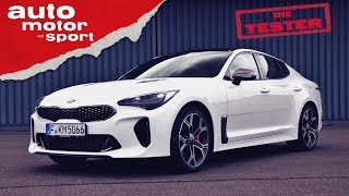 Kia Stinger 33 TGDI V6 GT Preisbrecher ohne Konkurrenz  TestReview  auto motor amp sport [upl. by Richardson]