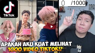 Mencoba NAMATIN 1000 Video TikTok [upl. by Tsiuqram]