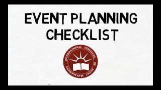 How to Create an Event Planning Checklist [upl. by Atekal526]