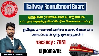 RRB JE Recruitment 2024 Notification Out  Railway Recruitment Board  மாணவர்களின் கனவு வேலை KTA [upl. by Wendelin826]