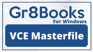 How to add VCE Masterfile with GR8Books for Windows  GR8Books [upl. by Revkah]