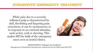 Endodontic Emergency Treatment [upl. by Kirt20]