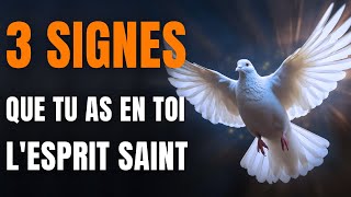 3 SIGNES Qui PROUVENT Que Tu As En Toi LESPRIT SAINT Comment Savoir Si Tu As Le SaintEsprit [upl. by Nysila]