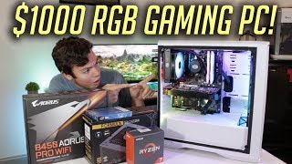 1000 RGB Gaming PC 2019  Ft Black Friday Deals [upl. by Ynes]