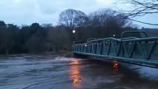 Flood Roberts Park saltaire amp Baildon Shipley [upl. by Yate]